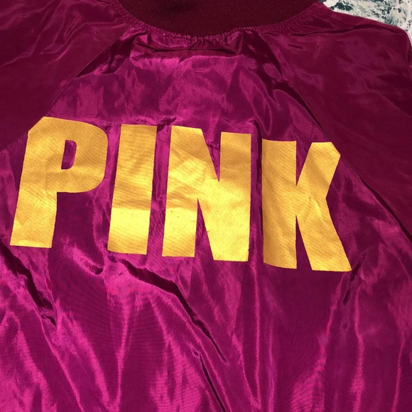 PINK Victoria’s Secret pink bomber varsity jacket - Picture 6 of 6